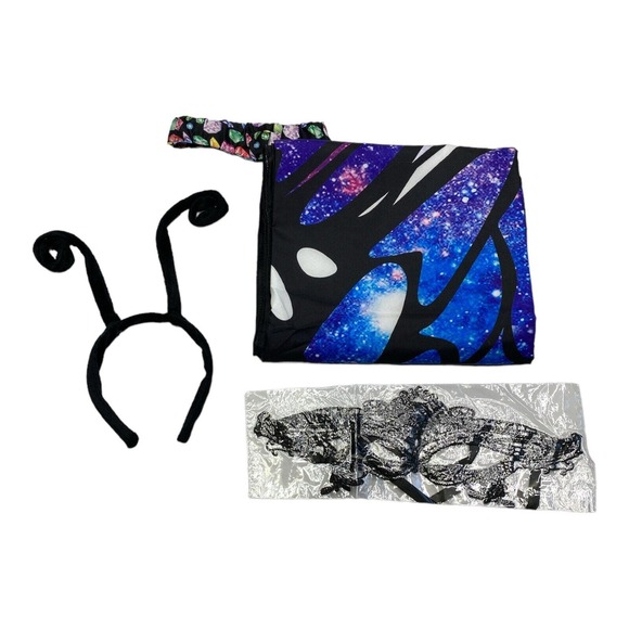 Tibeha Galaxy-Print Butterfly Costume - Picture 1 of 4